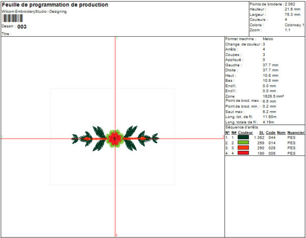 Fleur special fiche